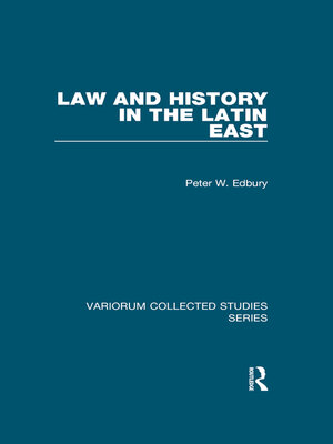 cover image of Law and History in the Latin East